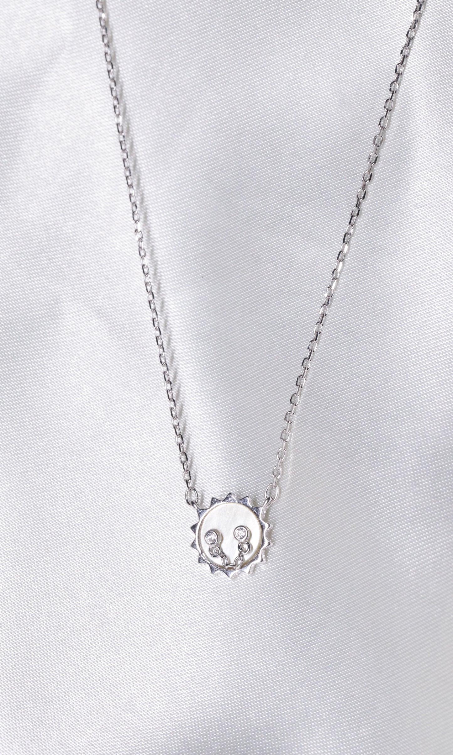 92.5 Silver Sun Baby Pendant